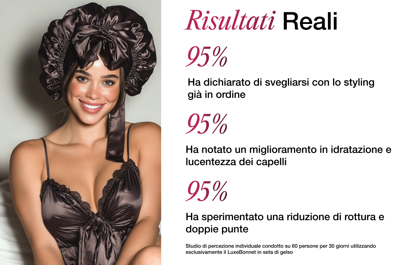 Bonnet Premium in Seta