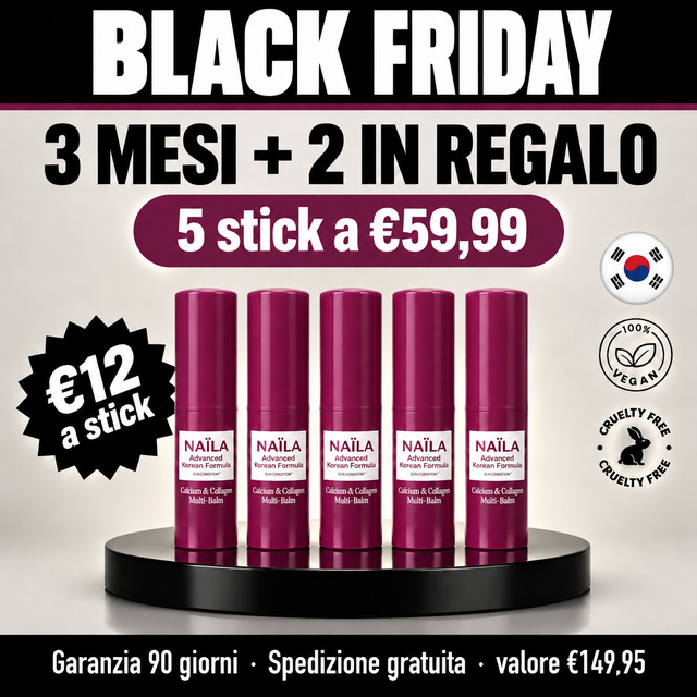 Black Friday 3-month treatment + 2 free Naïla