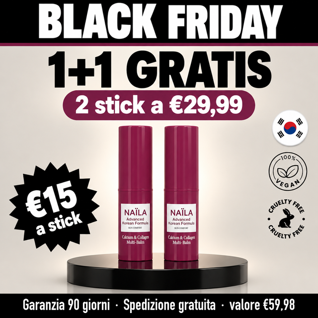 Black Friday 1+1 gratis Stick al Calcio Naïla