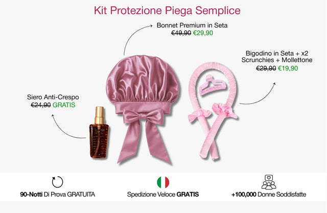 Bonnet Premium in Seta