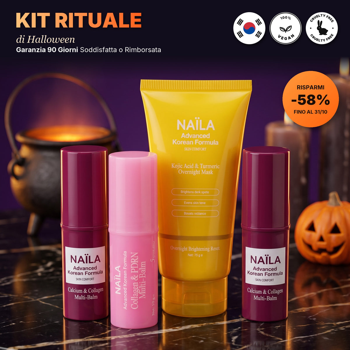 Kit Ritual de Halloween Naïla