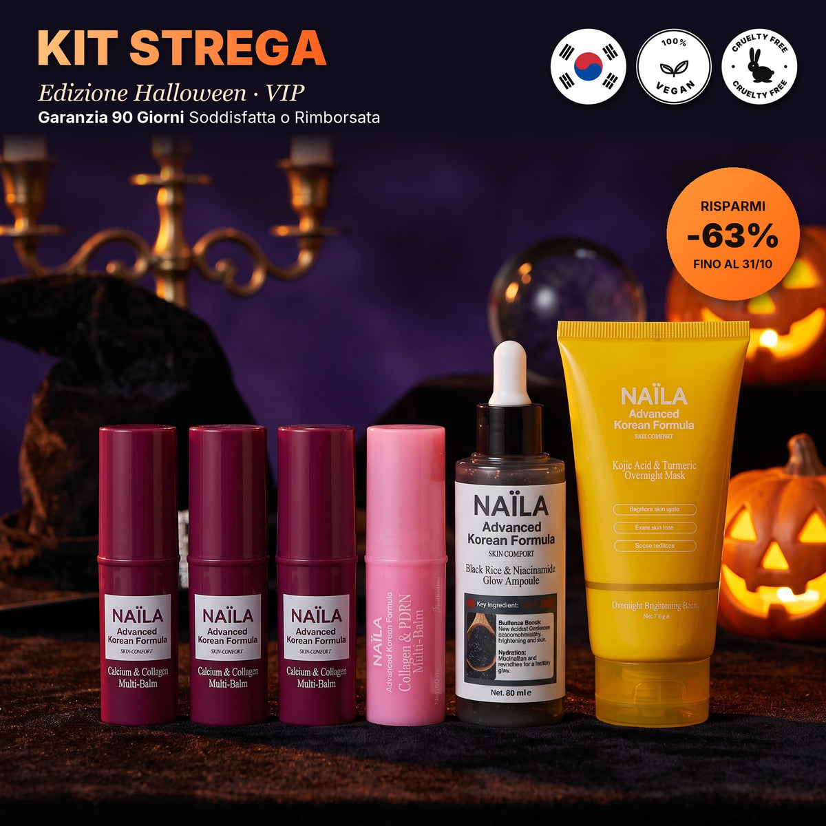 Naïla VIP Witch Halloween Kit