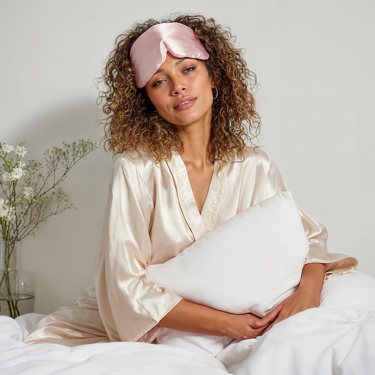 Maschera da Notte in Seta